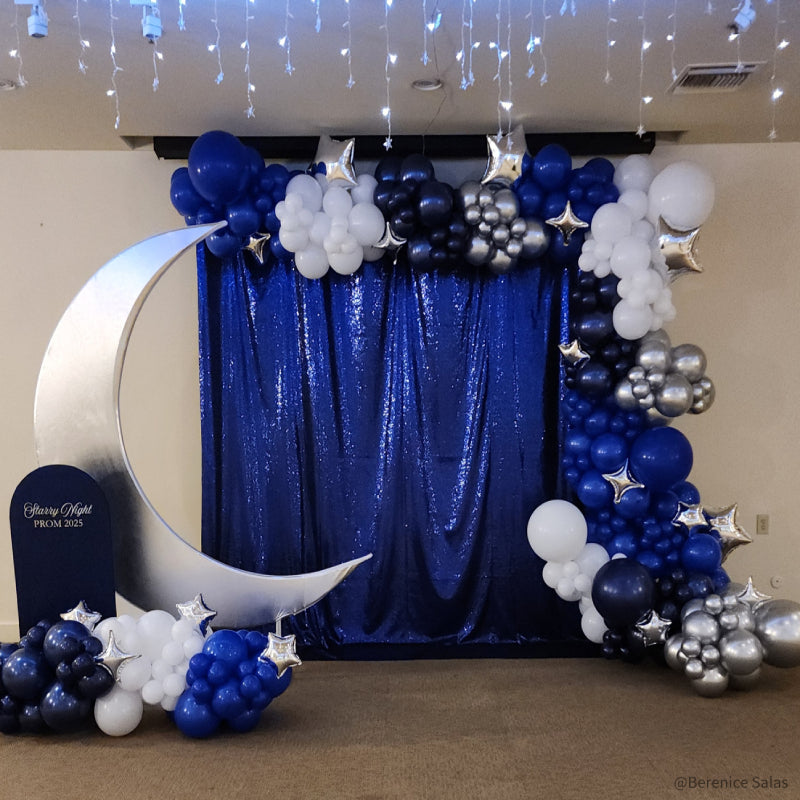 6.5ft Portable Crescent Moon Shape Stand for Baby Showers & Birthday & Wedding Events-ubackdrop