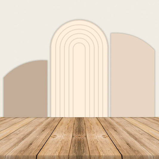 Nude Birthday Baby Shower Chiara Arch Covers-ubackdrop