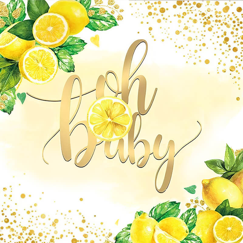 Oh Baby Party Backdrops Decoration-ubackdrop