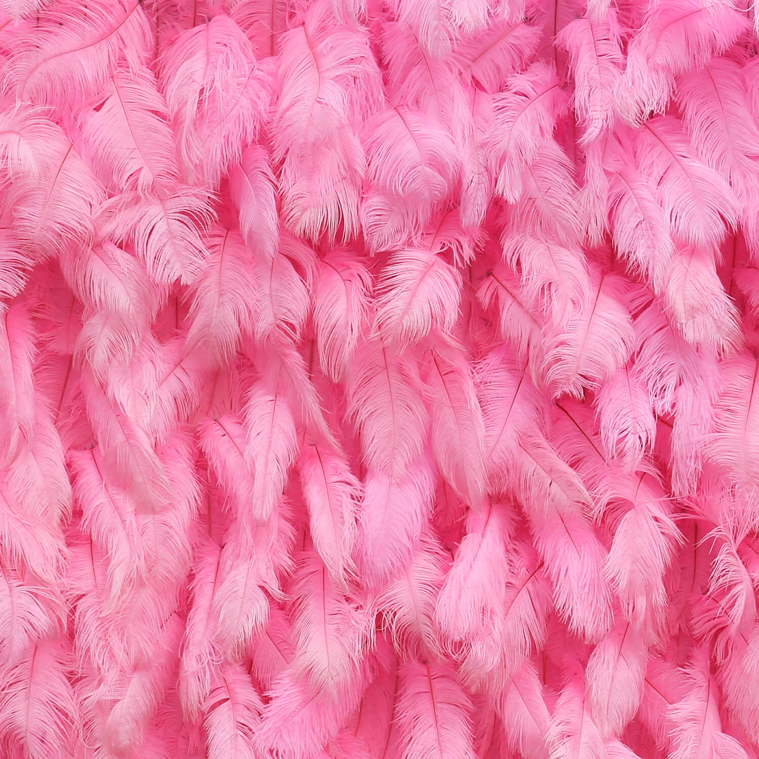 Pink Feather Flower Wall for Wedding Arrangement Bridal Shower Party Backdrop-ubackdrop