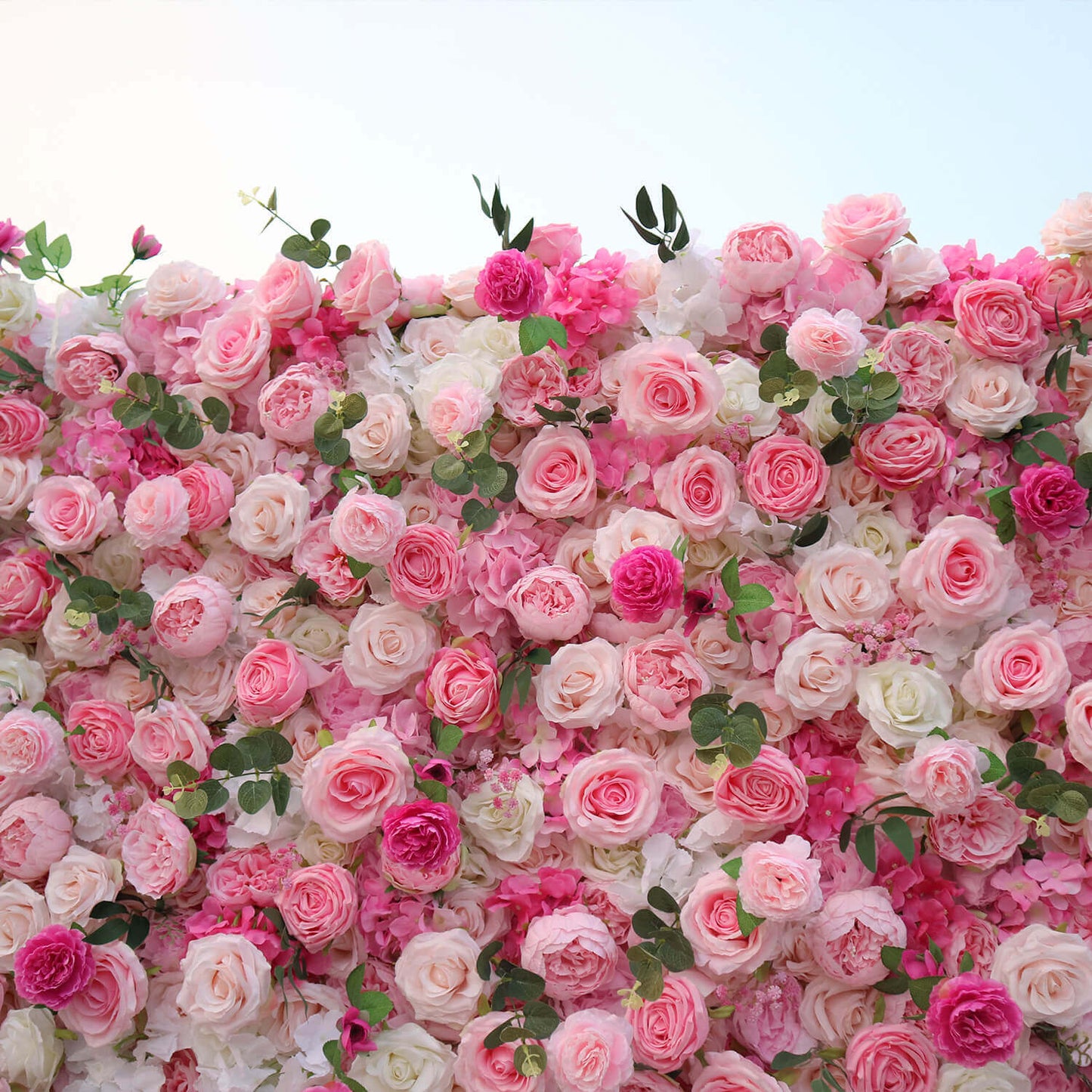 Pink Rose Flower Wall Backdrop for Birthday&Baby Shower Party Decorations-ubackdrop