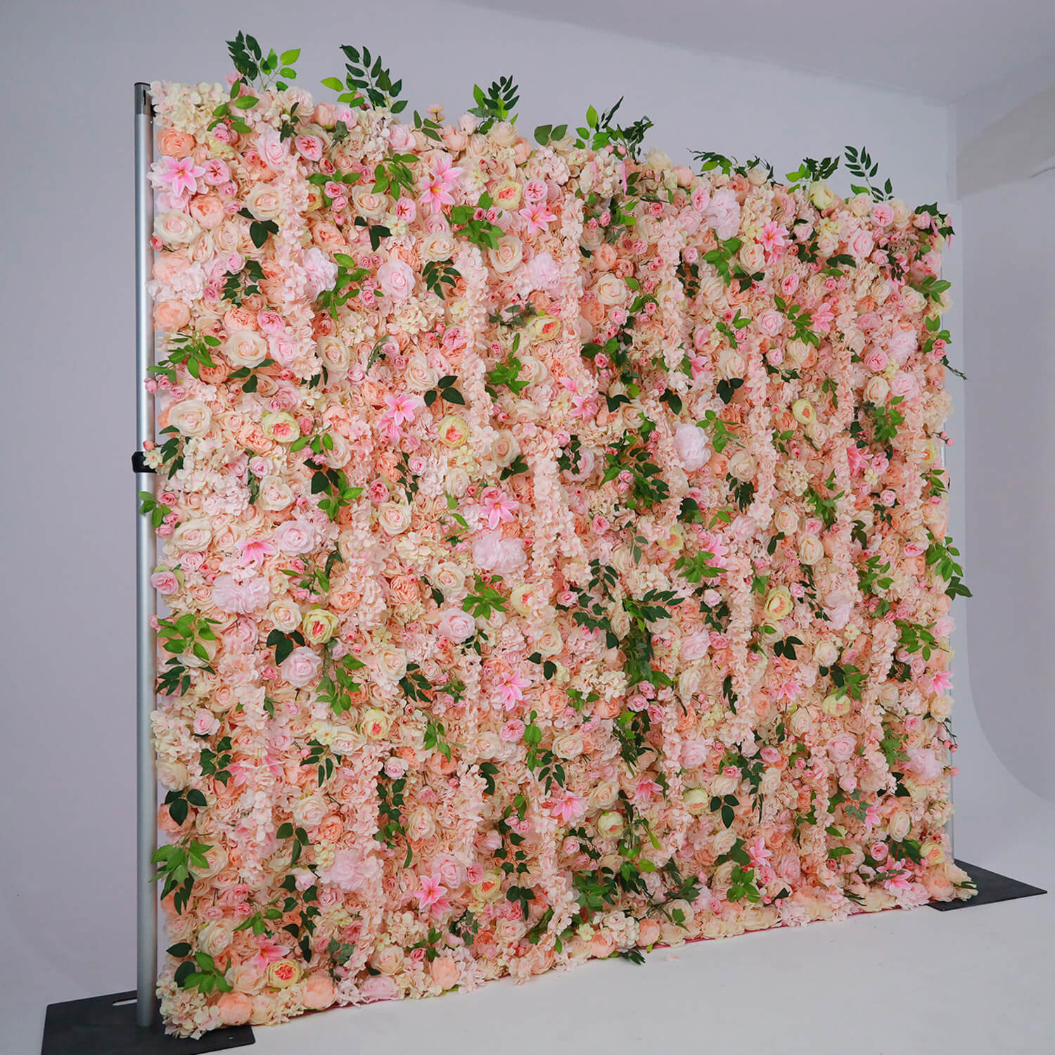 Pink Roses Flower Wall Backdrop for Wedding&Birthday&Baby Shower Party Decoration-ubackdrop