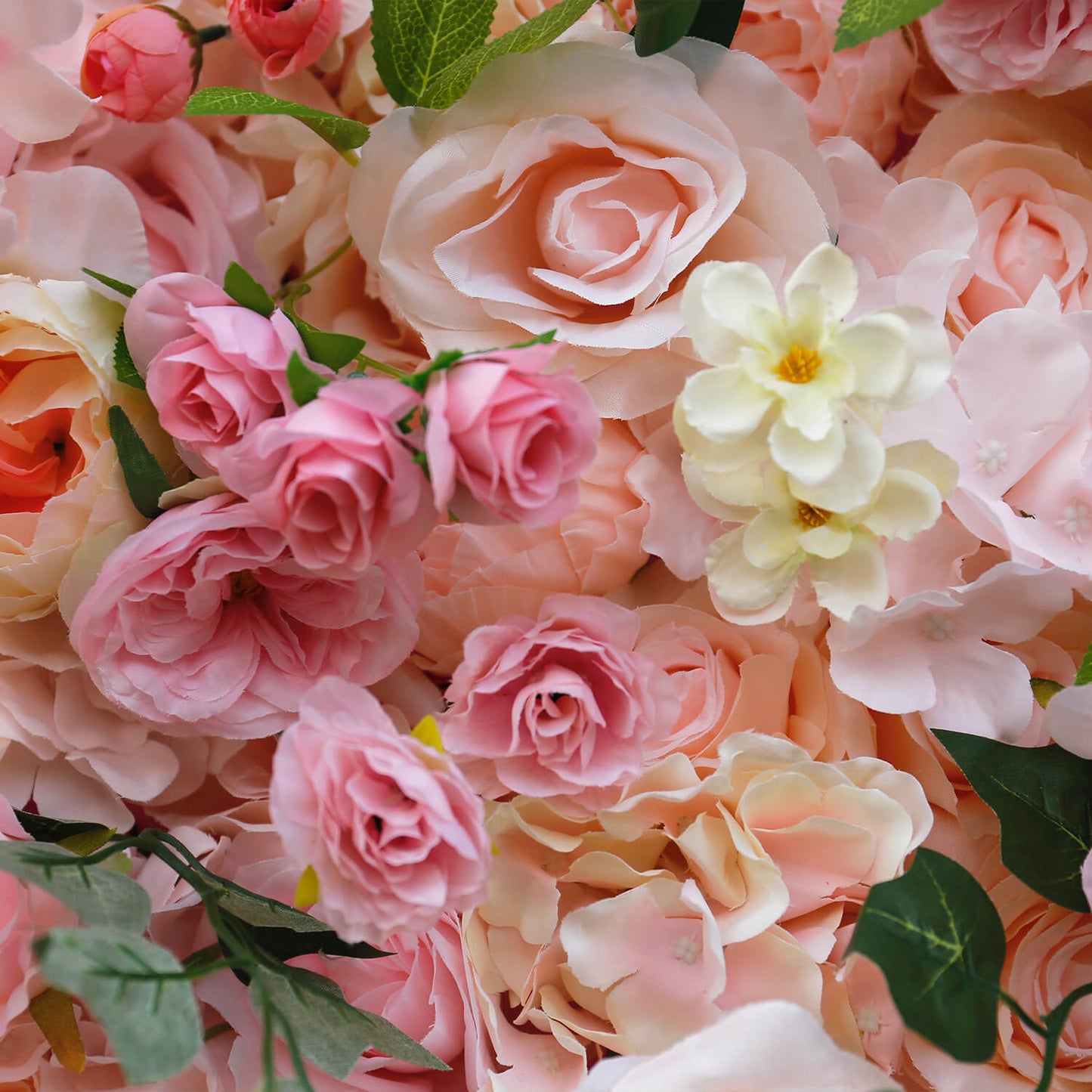 Pink Roses Flower Wall Backdrop for Wedding&Birthday&Baby Shower Party Decoration-ubackdrop