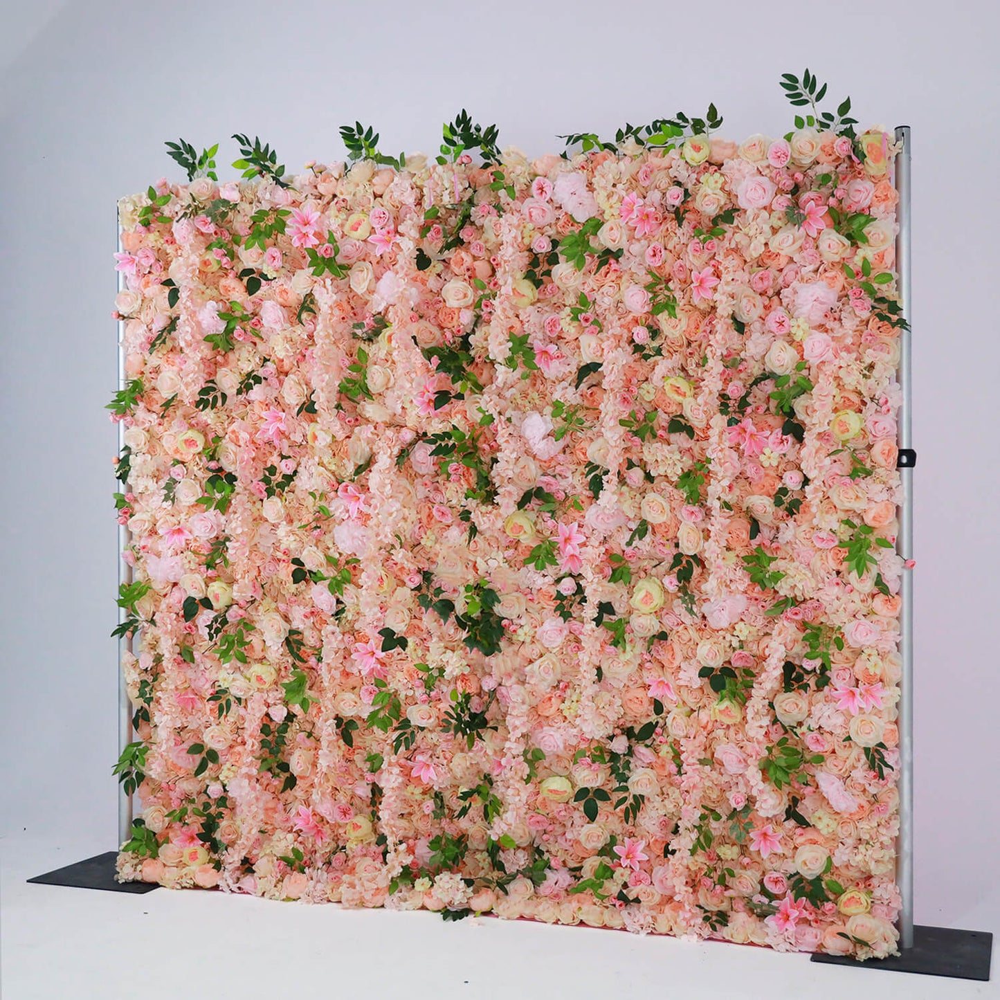 Pink Roses Flower Wall Backdrop for Wedding&Birthday&Baby Shower Party Decoration-ubackdrop