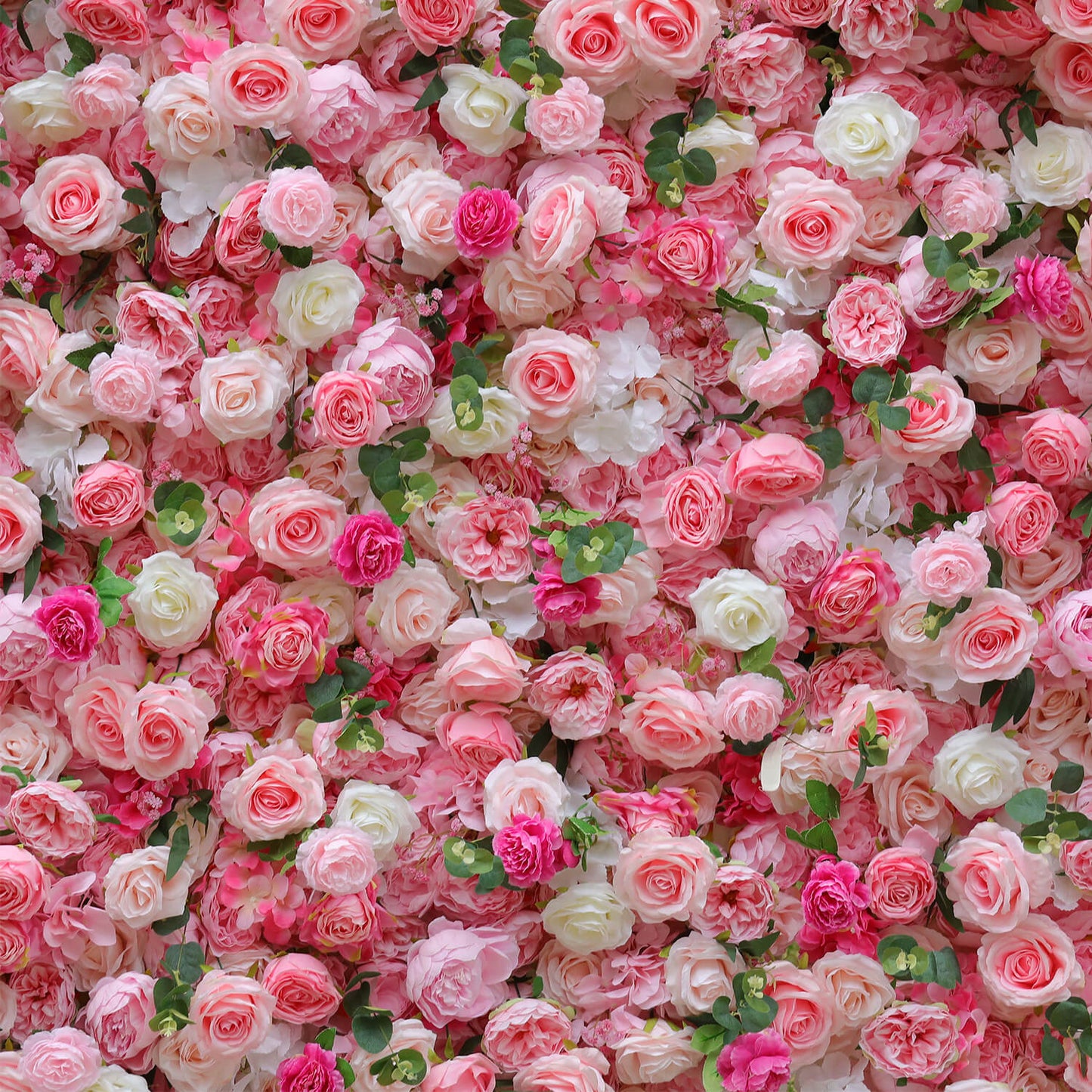 Pink Rose Flower Wall Backdrop for Birthday&Baby Shower Party Decorations-ubackdrop