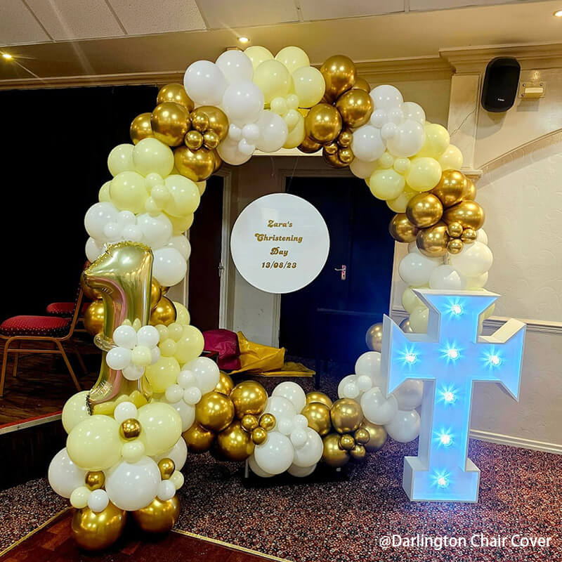 Party & Hoop Balloon Circle Loop Flower Arch Photo Booth Backdrop Stand-ubackdrop