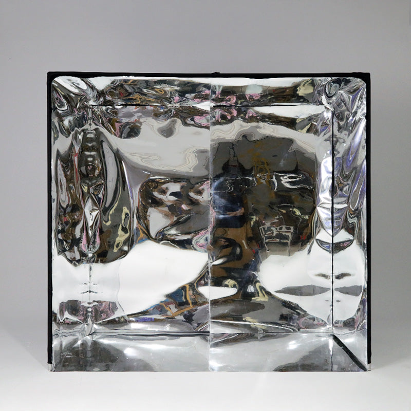 7.2x8ft Silver Reflection Photo Booth for Party & Events Photobox-ubackdrop