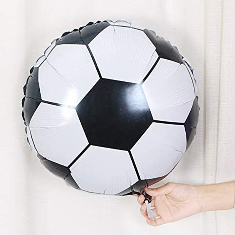 Soccer Themed Party Black Green White Balloon Kit Boys Birthday Party Decor-ubackdrop