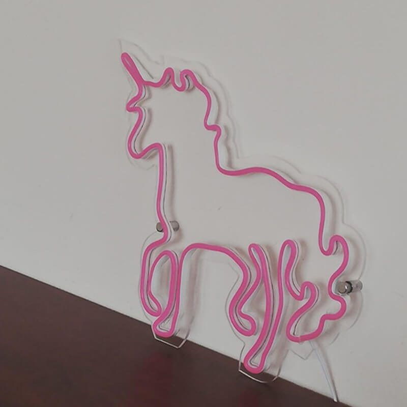 Unicorn Animal Modeling LED Neon lights Kids Birthday Decoration Lights-ubackdrop