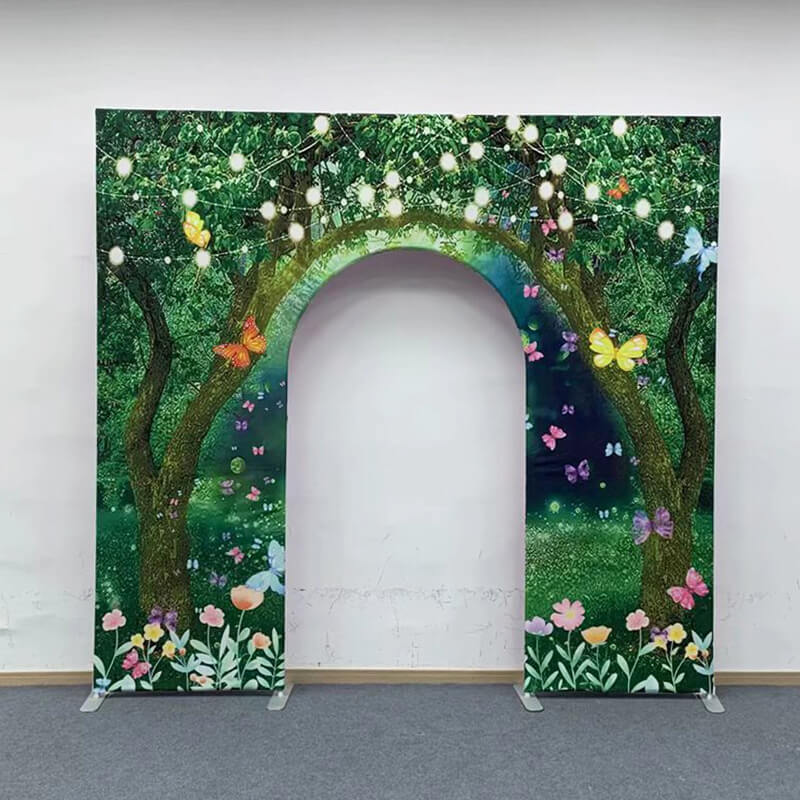 10x9ft Wedding Party Flower Arch Frame Welcome Stand Door-ubackdrop