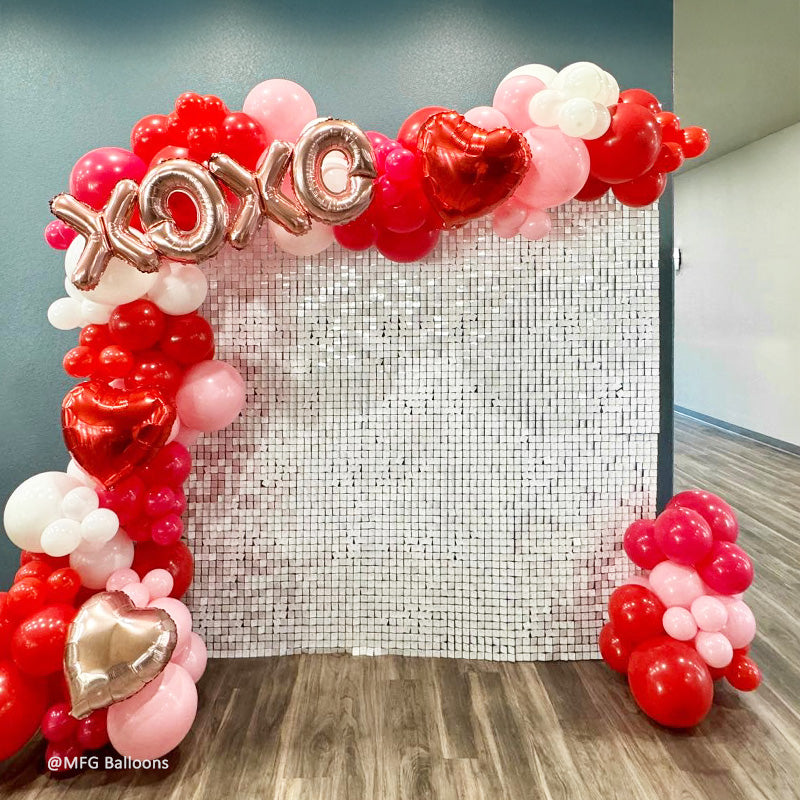 White Shimmer Wall Panels – Easy Setup Wedding/Event/Theme Party Decorations-ubackdrop