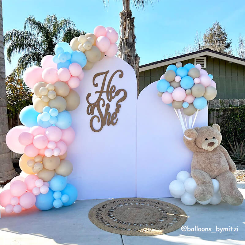 Chiara Backdrop Wall Set, Arched Wall Set Birthday&Baby Shower&Wedding Party Decoration-ubackdrop