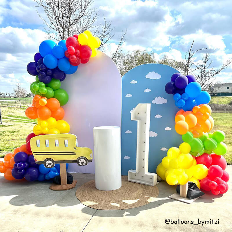 Chiara Backdrop Wall Set, Arched Wall Set Birthday&Baby Shower&Wedding Party Decoration-ubackdrop