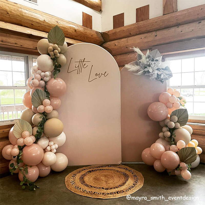 Chiara Backdrop Wall Set, Arched Wall Set Birthday&Baby Shower&Wedding Party Decoration-ubackdrop