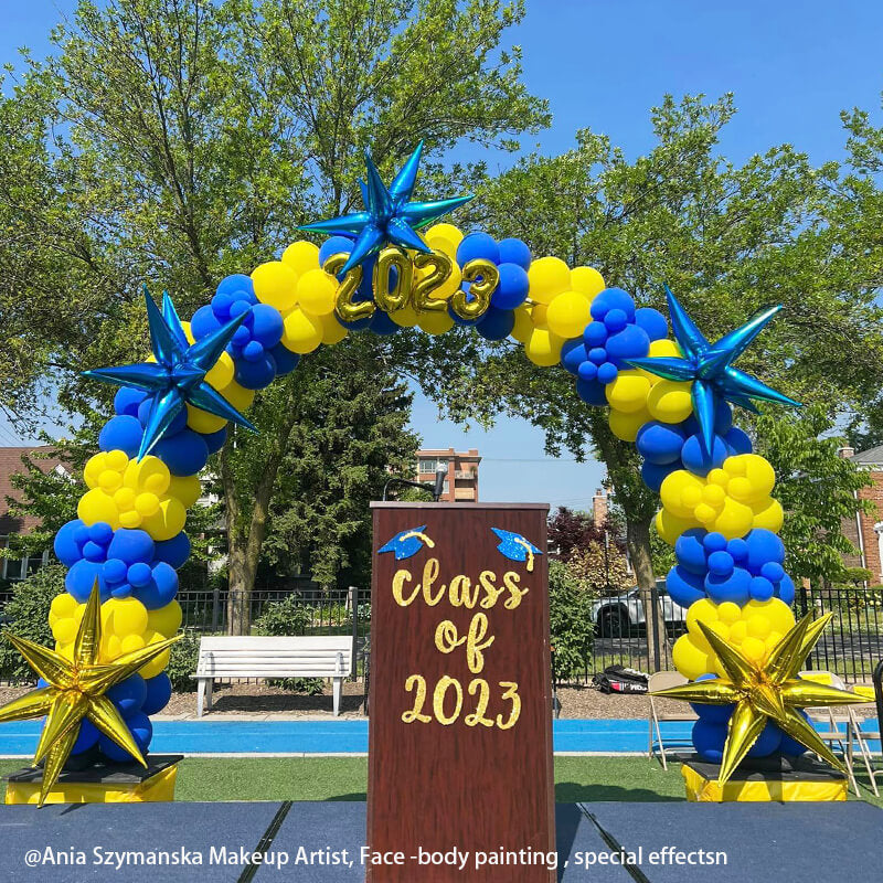 10x8 Ft Aluminum Balloon Arch Frame Wedding Arch Stand-ubackdrop