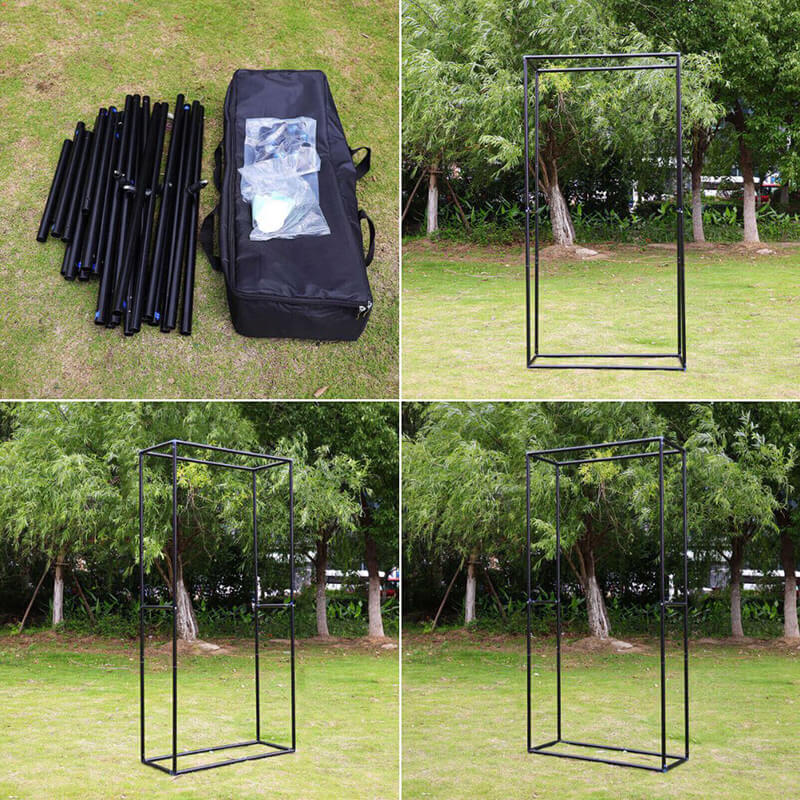 Double Layer Square Balloon Stand Birthday Party Decor-ubackdrop