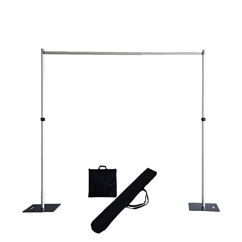 8x8ft Sturdy Adjustable Portable Flower Wall Balloon Stand for Baby Showers & Birthdays & Wedding Events-ubackdrop