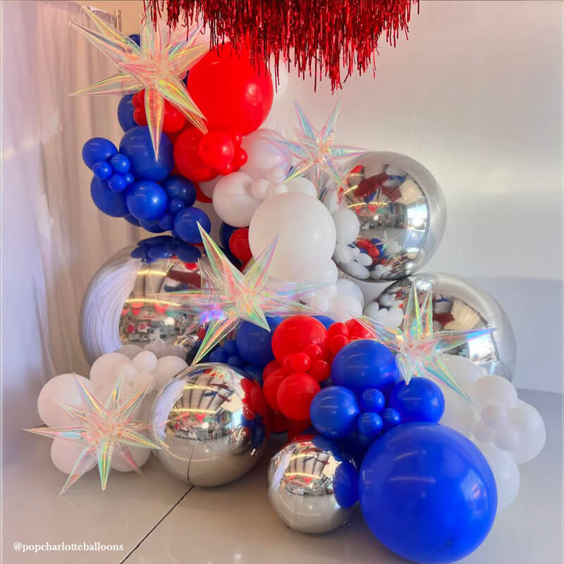 Silver Inflatable Mirror Ball Reusable Big Bubble Balloon-ubackdrop