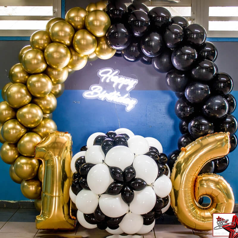 Party & Hoop Balloon Circle Loop Flower Arch Photo Booth Backdrop Stand Round Backdrop-ubackdrop