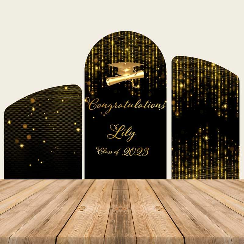 2023 Graduation Backdrop Chiara Arched Wall Covers-ubackdrop