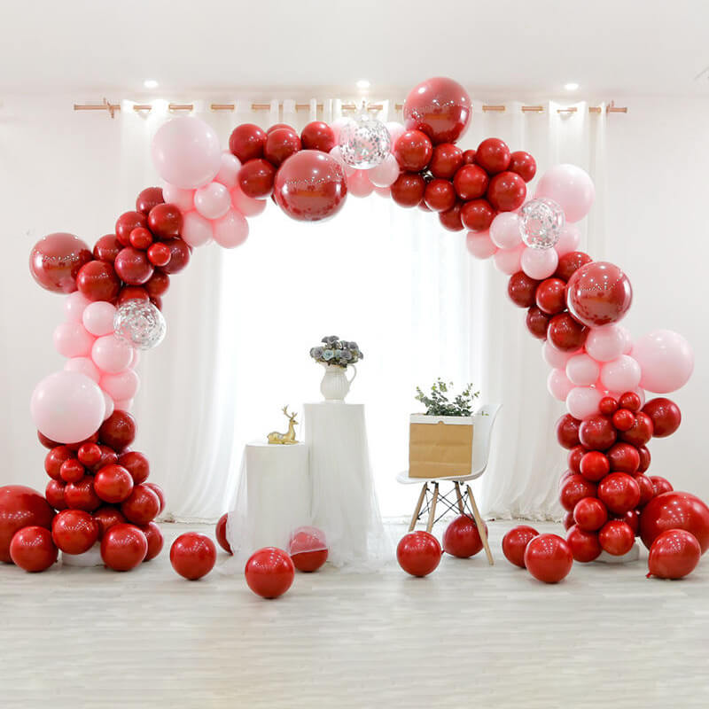 10x8 Ft Aluminum Balloon Arch Frame Wedding Arch Stand-ubackdrop