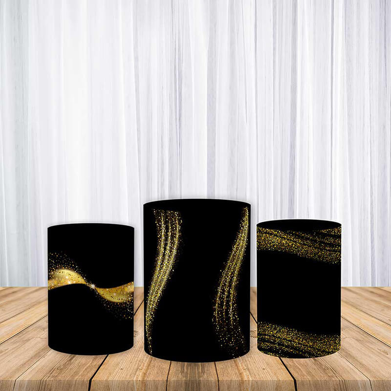 30th Birthday Party Fabric Pedestal Covers-ubackdrop