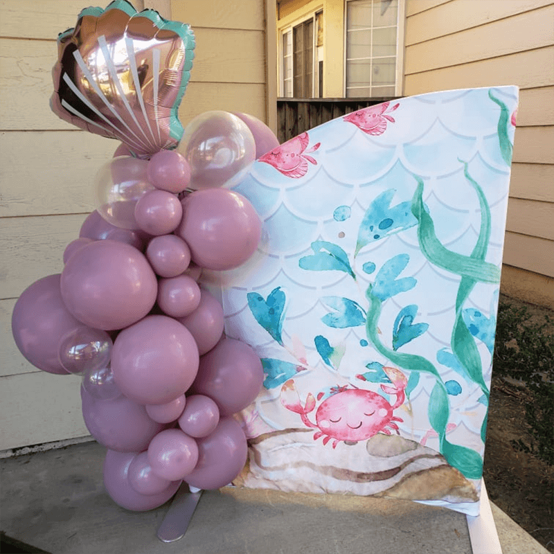3x4ft Arch Frame with Tension Pillow Cover-ubackdrop
