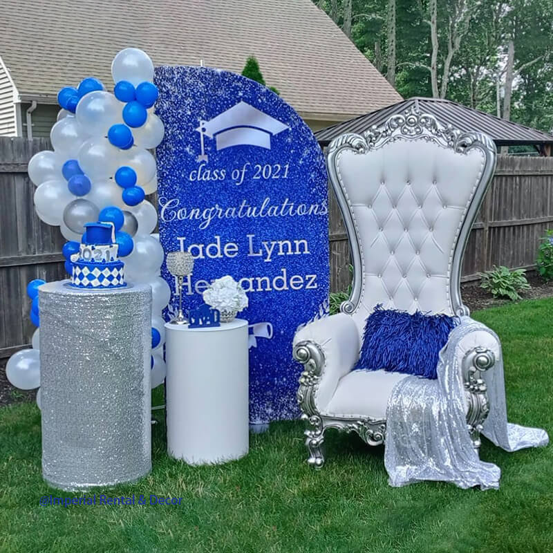 3x6ft Chiara Arch Frame with Tension Pillow Cover-ubackdrop