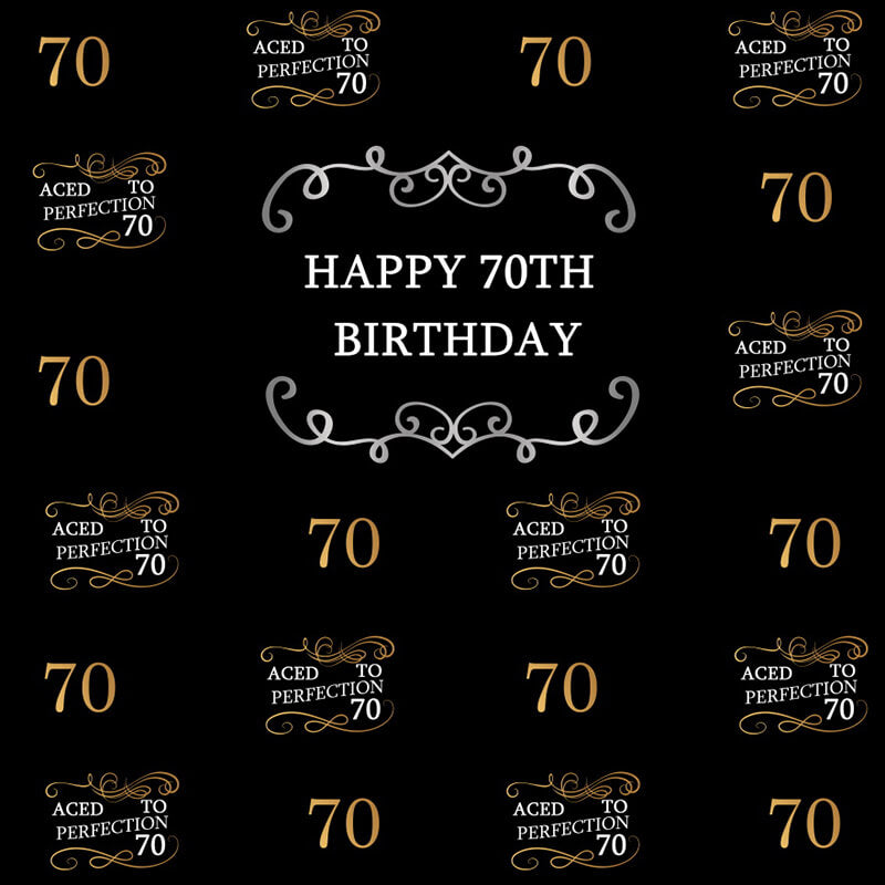 40-70th Birthday Theme Party Backdrop-ubackdrop