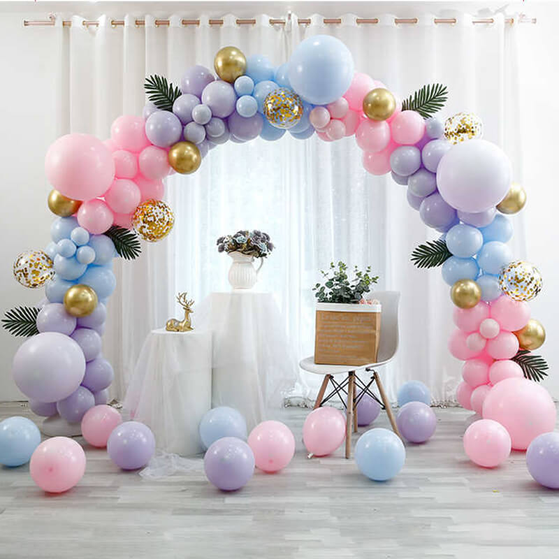 10x8 Ft Aluminum Balloon Arch Frame Wedding Arch Stand-ubackdrop