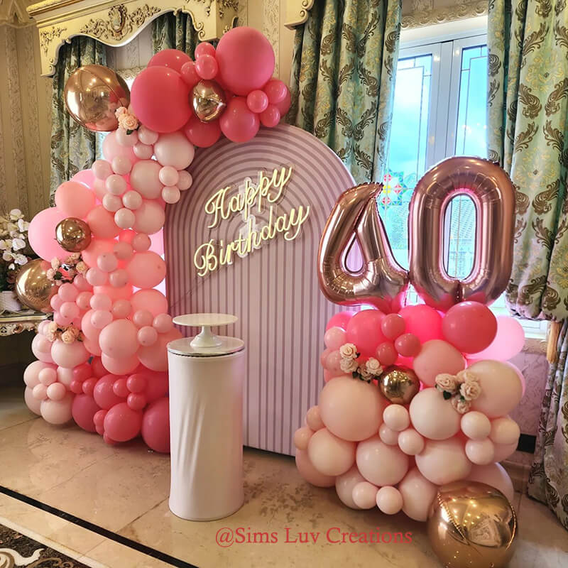 5X7ft Chiara Arched Backdrop Custom Arched Wall Backdrop Cover for Party Decoration-ubackdrop