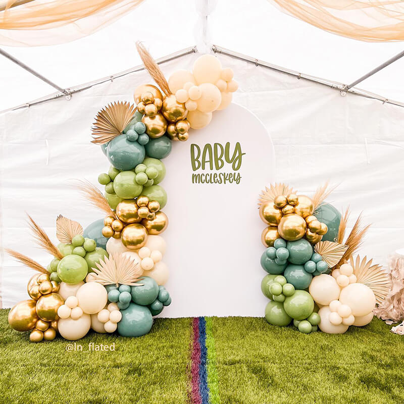 5X7ft Chiara Arched Backdrop Custom Arched Wall Backdrop Cover for Party Decoration-ubackdrop