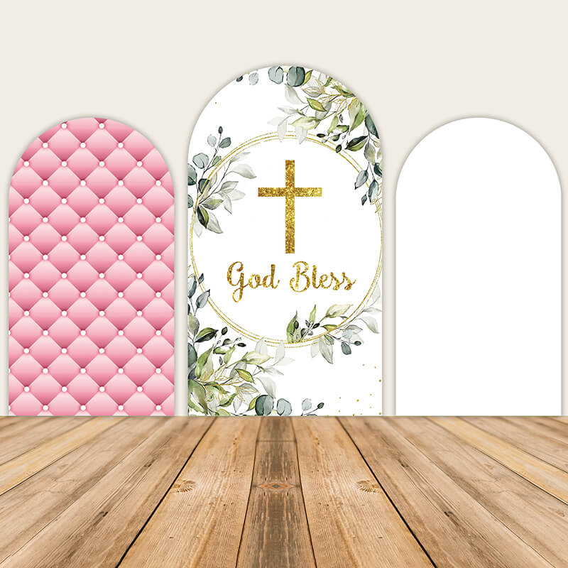 Baptism Chiara Arch Backdrop Covers-ubackdrop