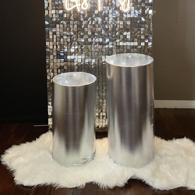 Bling Bling Solid Color Pedestal Cover-ubackdrop