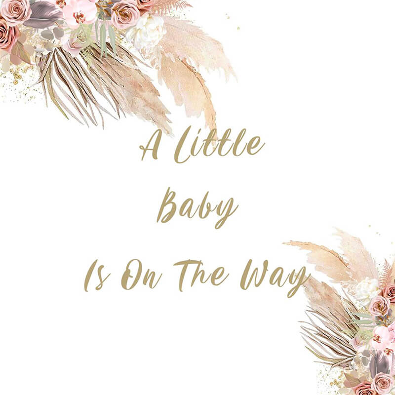 Boho Chic Baby Shower Backdrop - Decoration Ideas-ubackdrop