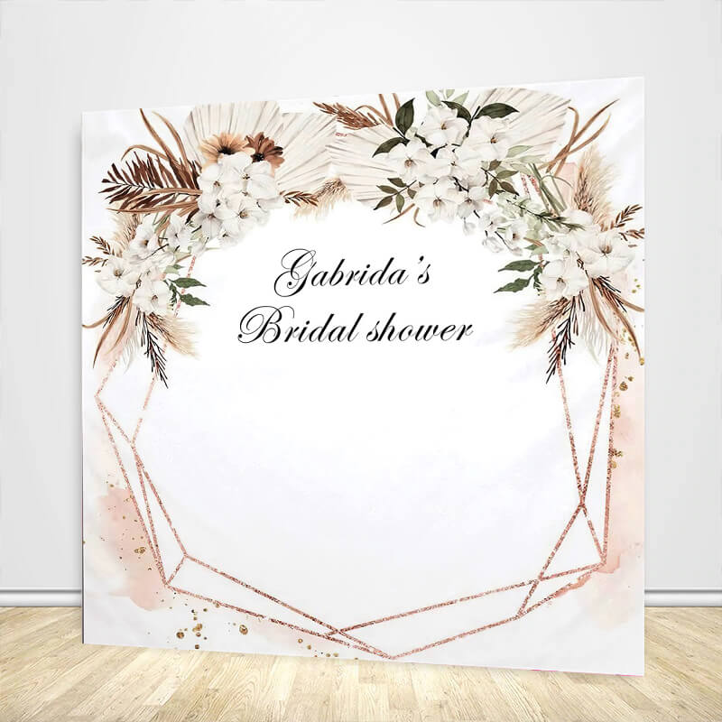 Boho Bridal & Wedding Shower Backdrop-ubackdrop