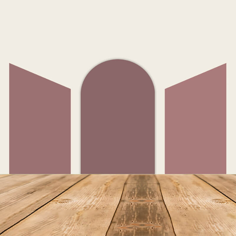 Chiara Arch Frames with Tension Pillow Covers Set 3x7ft 4x7ft 3x7ft-ubackdrop