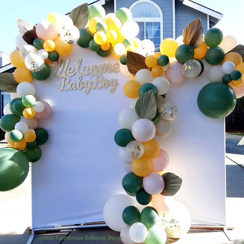 Chiara Arched Backdrop Wall Set, Birthday&Baby Shower&Wedding Party Decoration-ubackdrop
