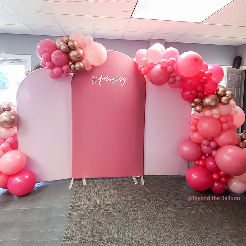Chiara Backdrop Wall Set, Arched Wall Set Birthday&Baby Shower&Wedding Party Decoration-ubackdrop