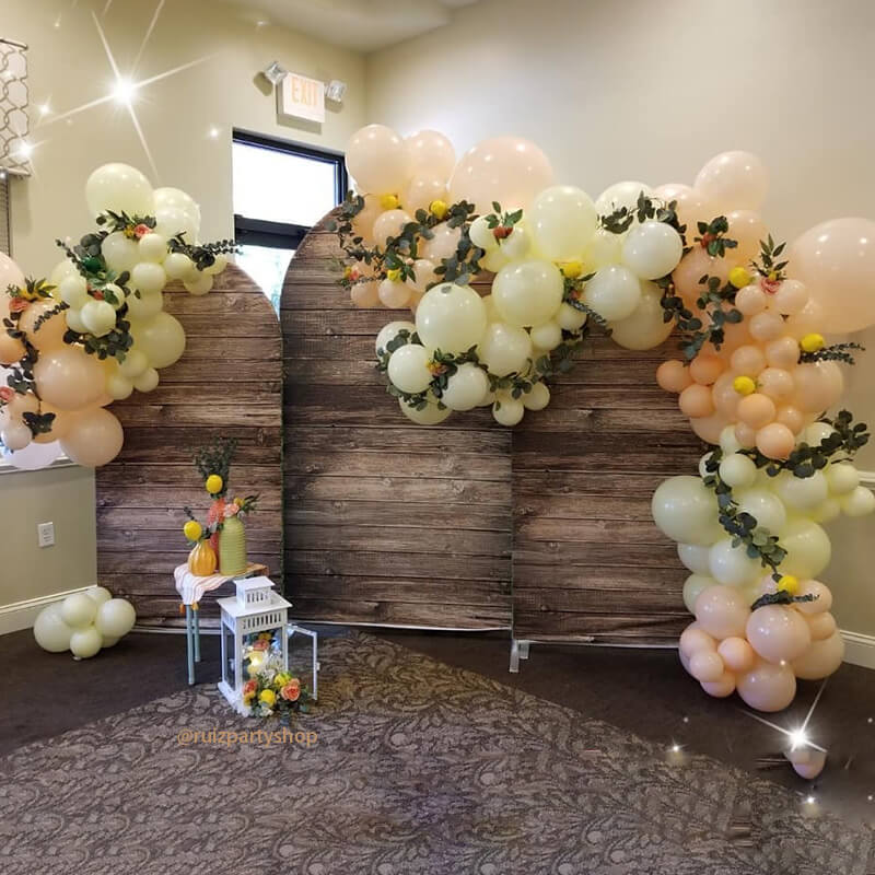 Chiara Backdrop Wall Set, Arched Wall Set Birthday&Baby Shower&Wedding Party Decoration-ubackdrop