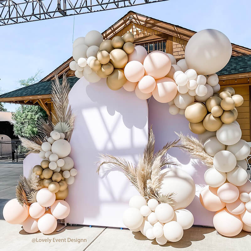 Chiara Backdrop Wall Set, Arched Wall Set Birthday&Baby Shower&Wedding Party Decoration-ubackdrop
