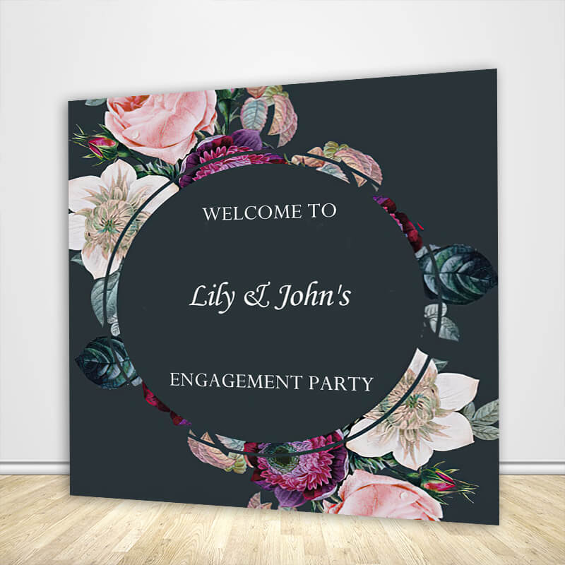 Engagement Party Wedding Backdrop-ubackdrop