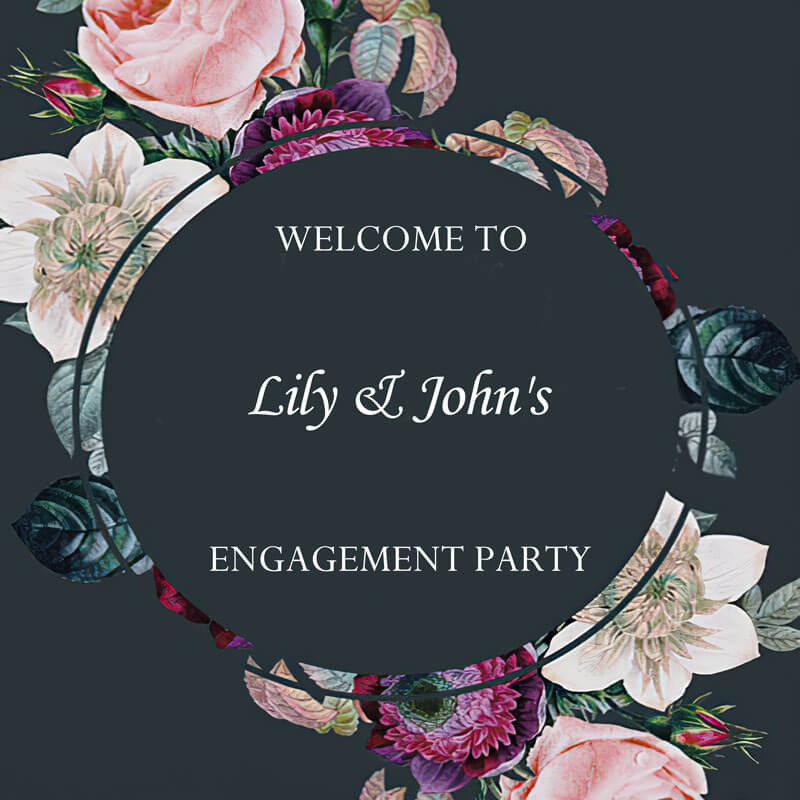 Engagement Party Wedding Backdrop-ubackdrop