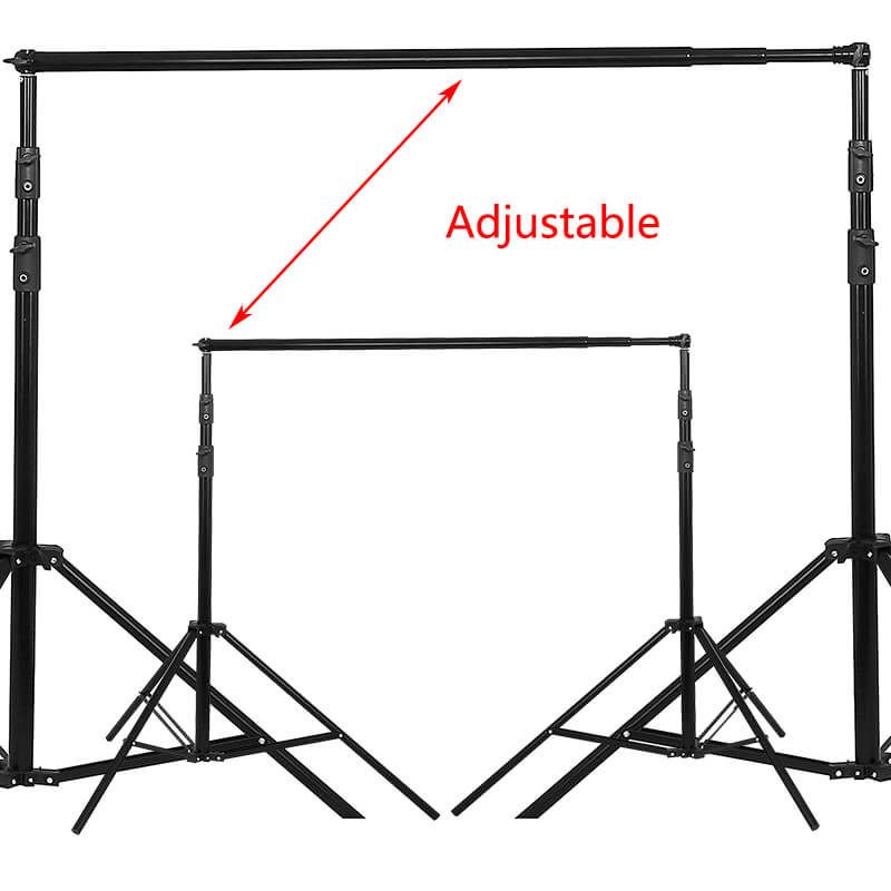Framework Telescopic Stand Adjustable Photographic Backdrop Display Stand-ubackdrop