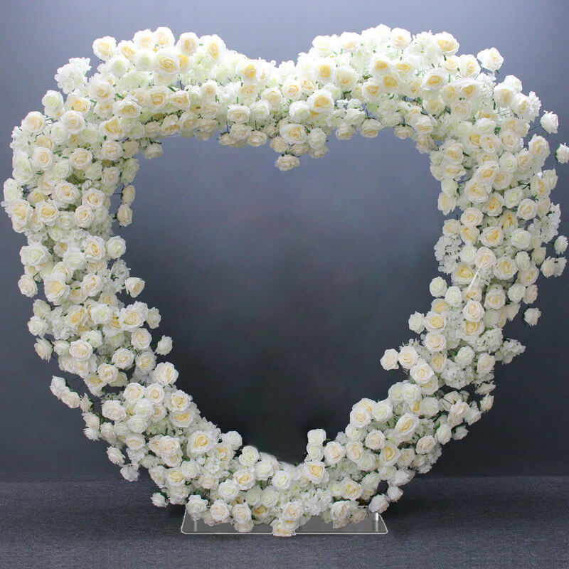 6.5ft Heart Shape Balloon Backdrop Stand-ubackdrop
