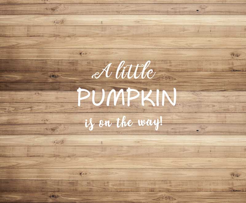Little Pumpkin Baby Shower Backdrop-ubackdrop