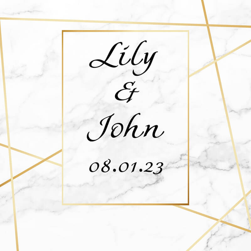 Personalized Marble Wedding Dance Floor Decals-ubackdrop