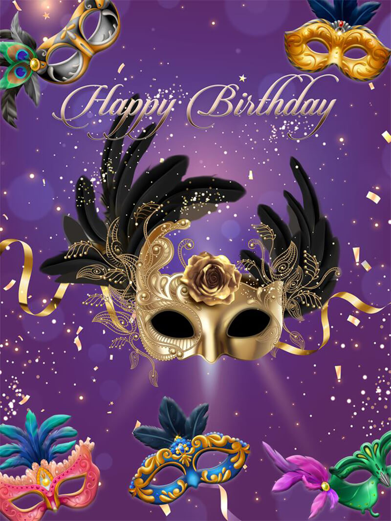 Masquerade Backdrop Dance Themes-ubackdrop