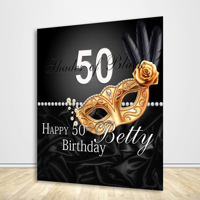 Masquerade Birthday Party Backdrop-ubackdrop