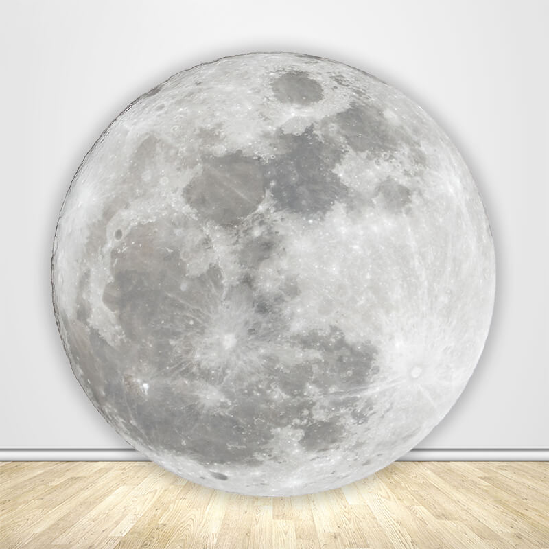 Moon Backdrop Cover for Boy's Birthday-ubackdrop